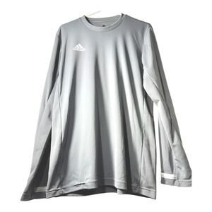 Adidas Long Sleeve Jersey Gray Men's Size M.